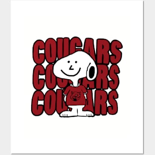 Bad Cougar Logo Drawing Posters and Art